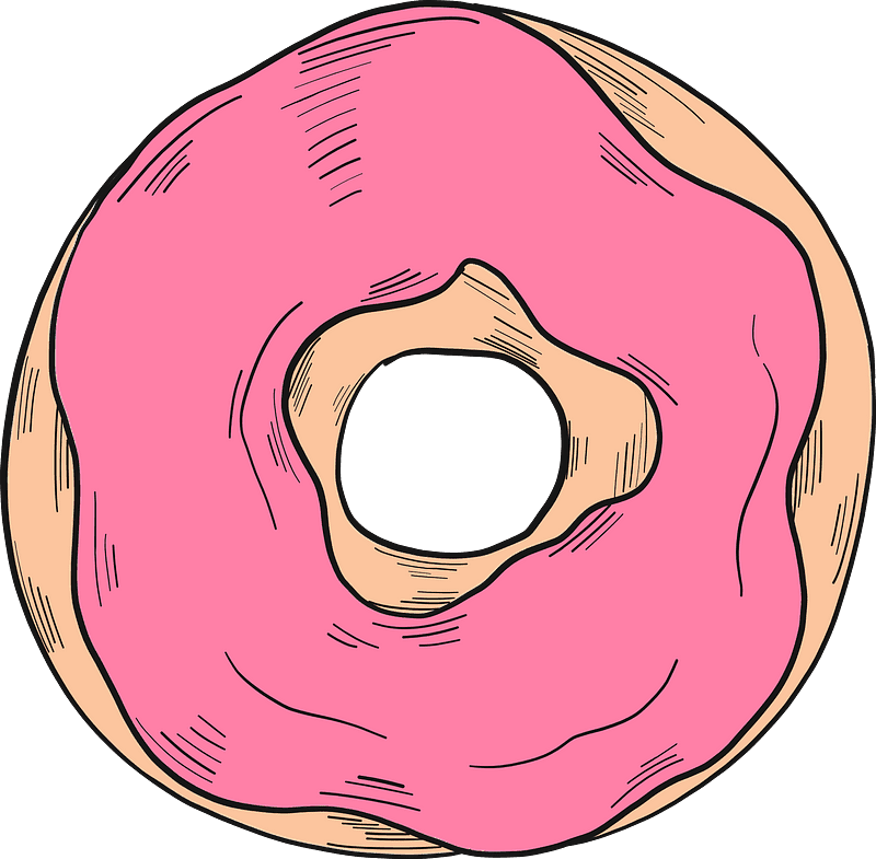 Donut clipart transparent images