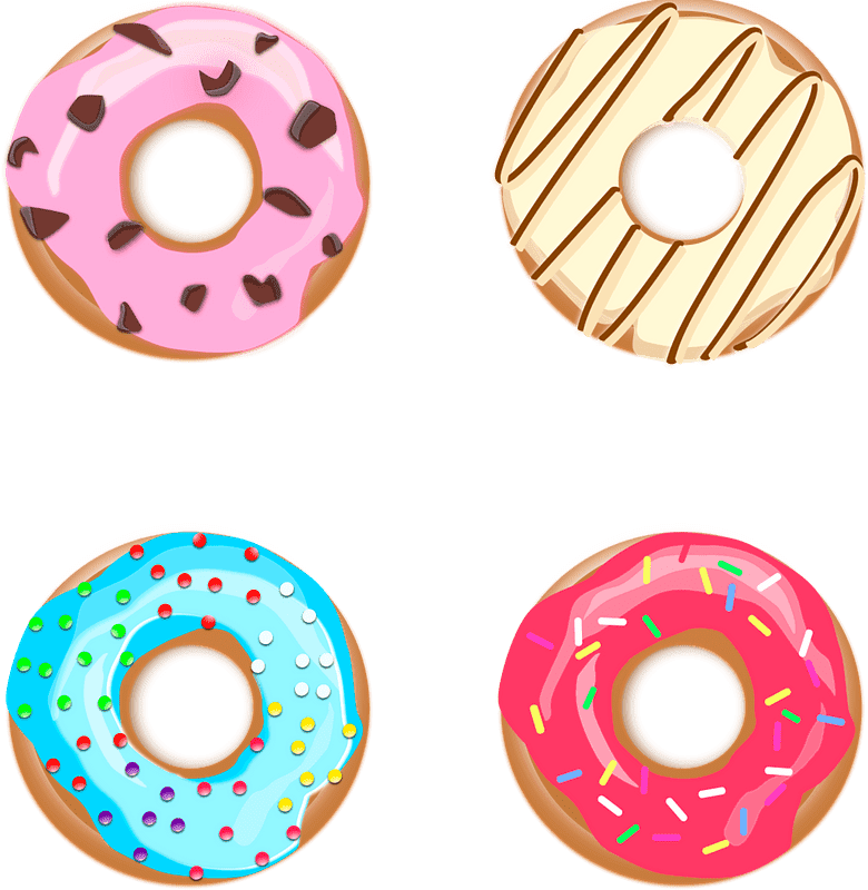 Donuts clipart free