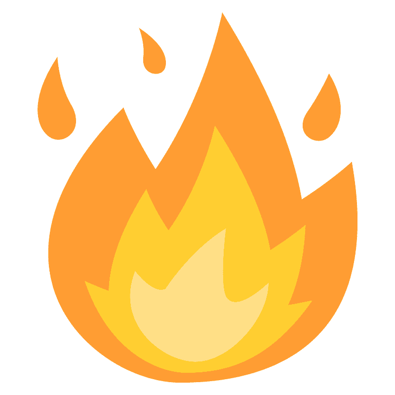 Fire clipart free for kids