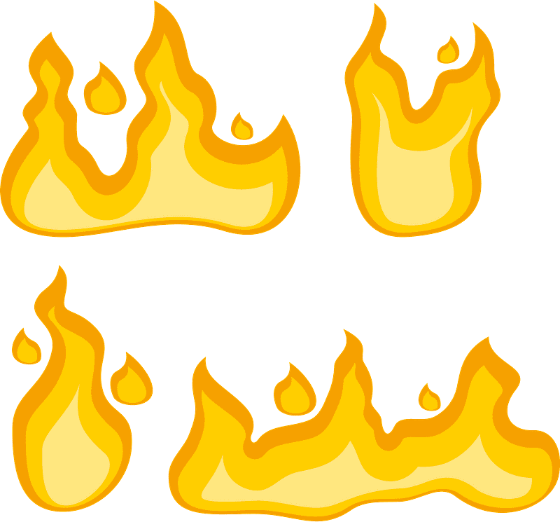 Fire clipart png 8