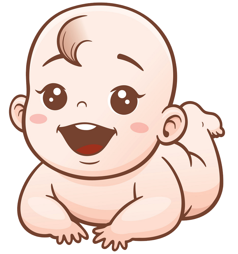 Happy baby clipart transparent