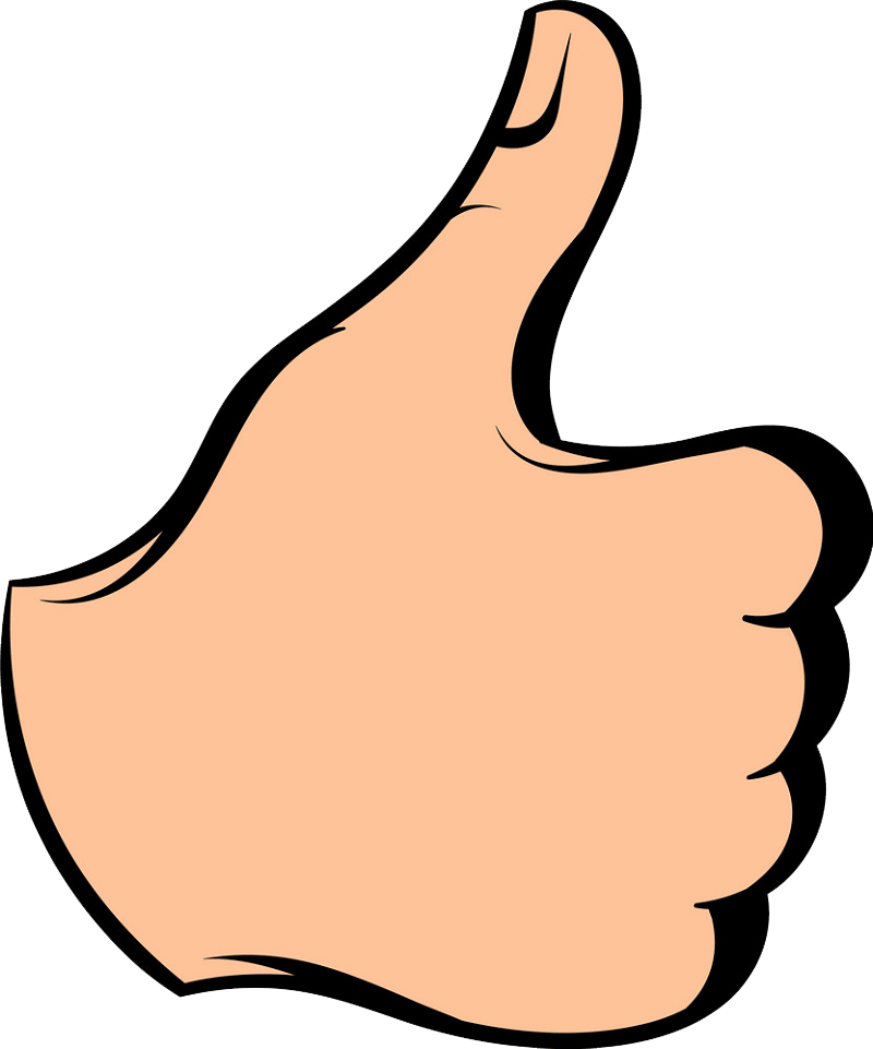 Icon thumb up clipart transparent