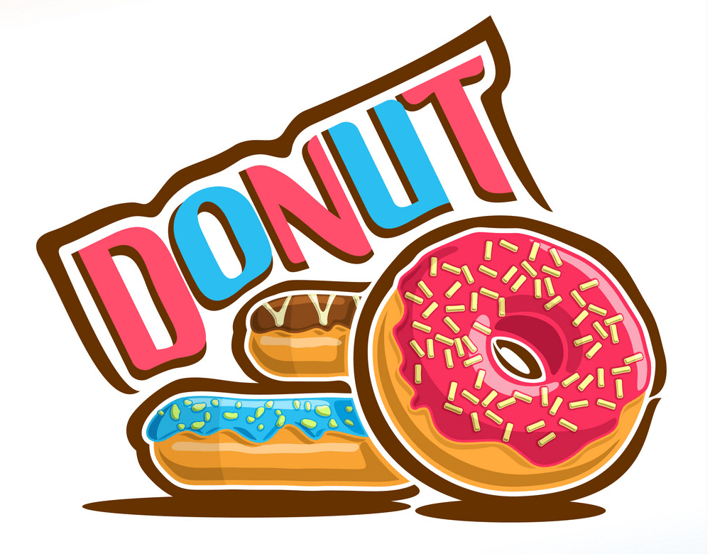 Logo for donut clipart