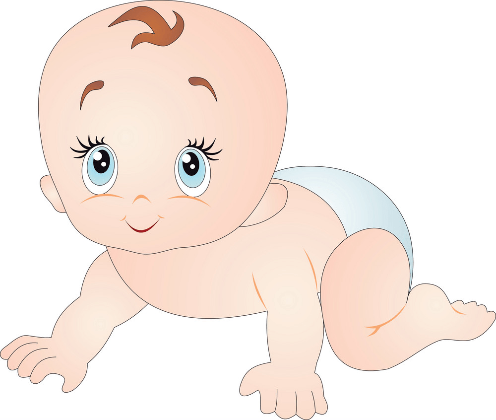 Lovely baby png clipart
