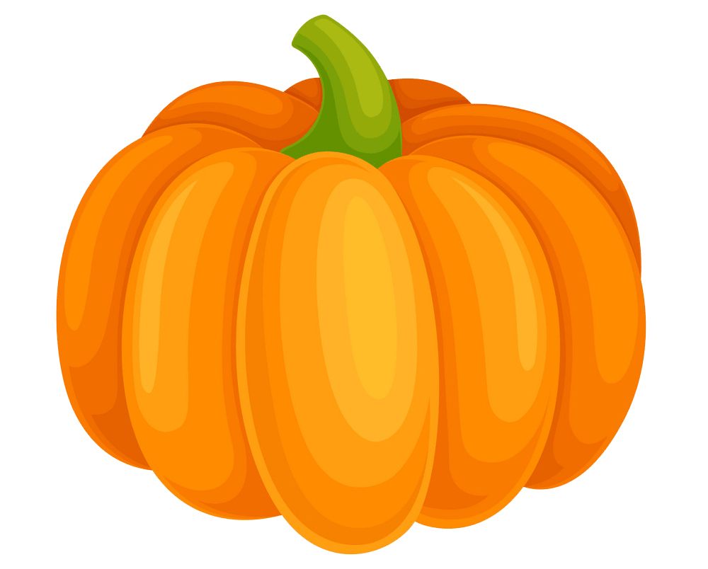 Orange pumpkin clipart transparent