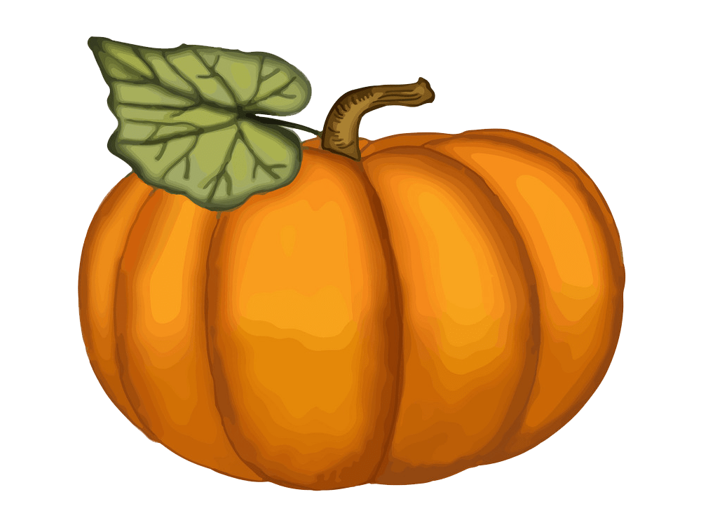 Watercolor Pumpkin clipart transparent