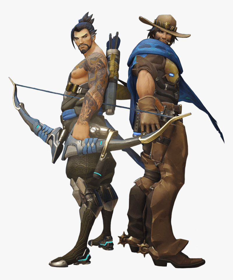 hanzo and mccree overwatch png