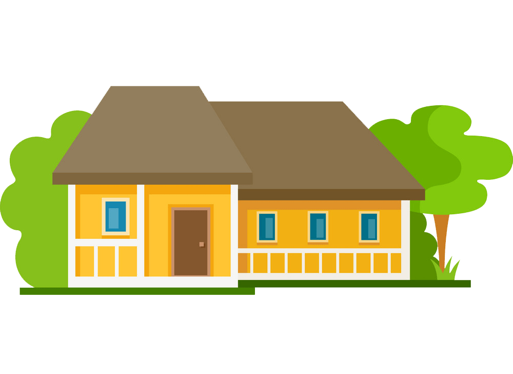 house flat icon clipart transparent