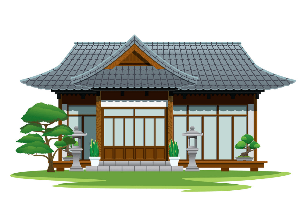 japan traditional house clipart png