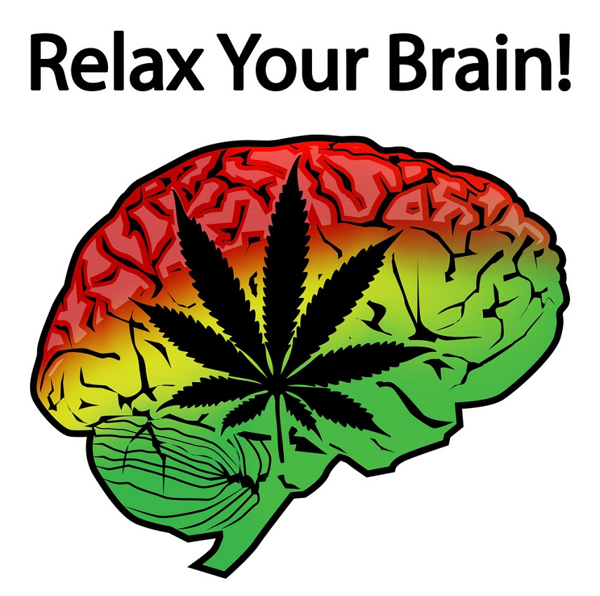 relax your brain clipart