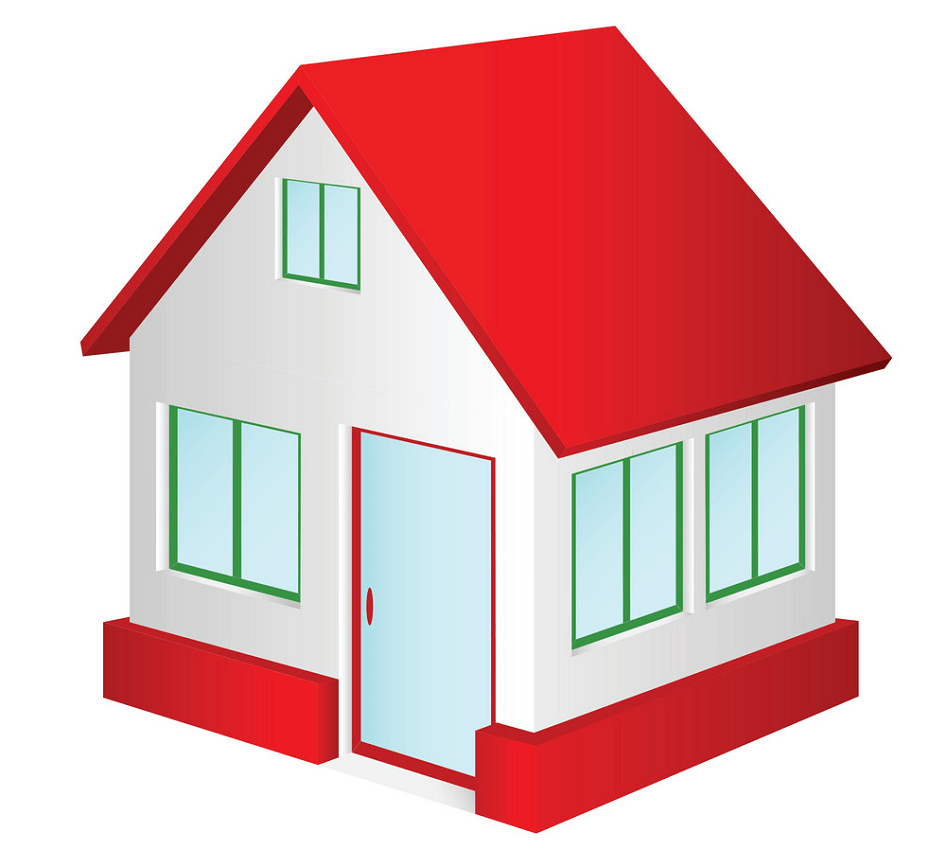 simple house clipart png