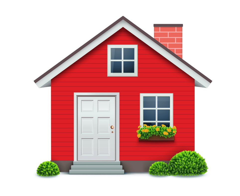 small red house clipart png