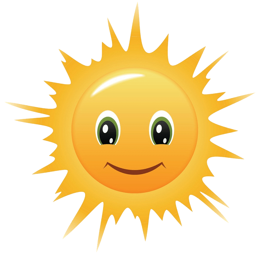 smiling sun transparent