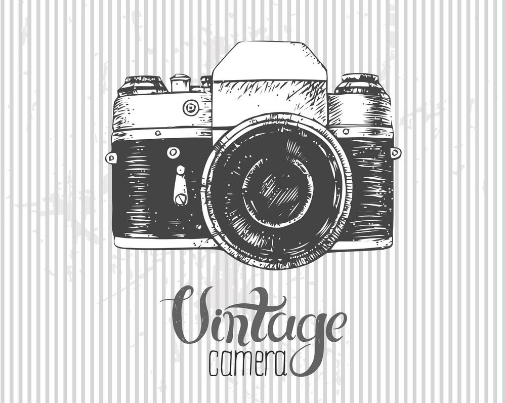 vintage camera clipart