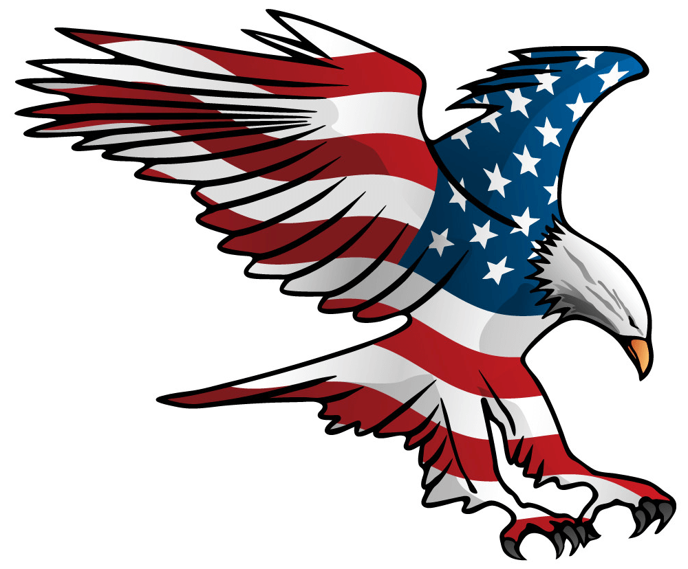 American Flag Eagle png
