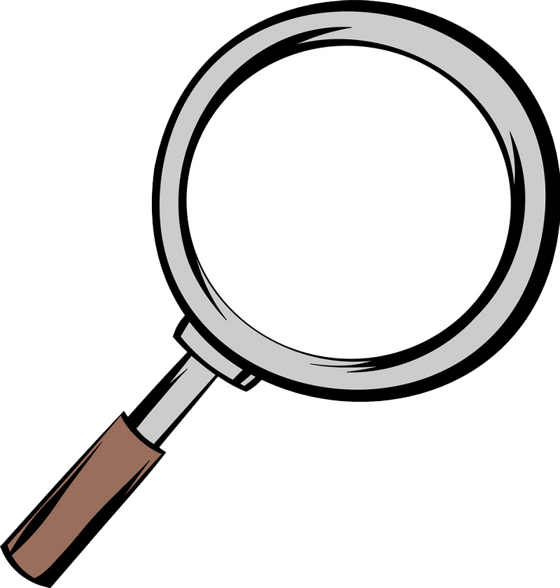 Animated Magnifying Glass clipart transparent