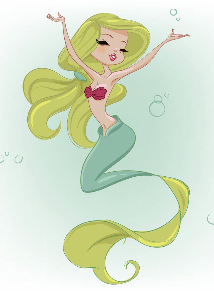 Cartoon Mermaid clipart