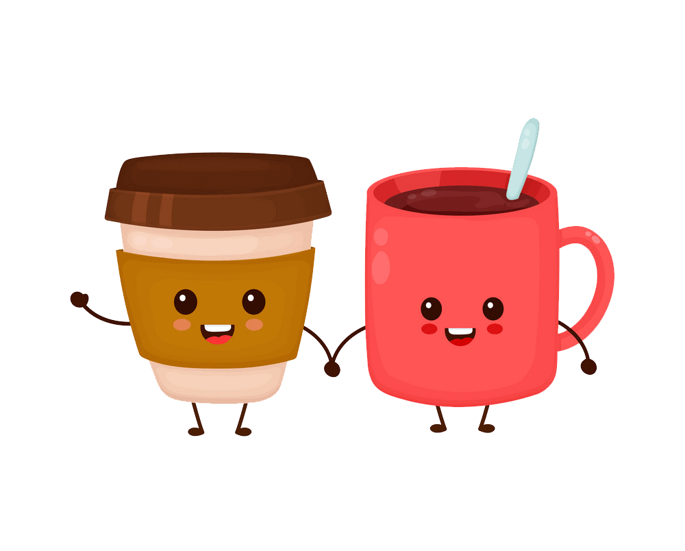 Coffee Cups clipart transparent