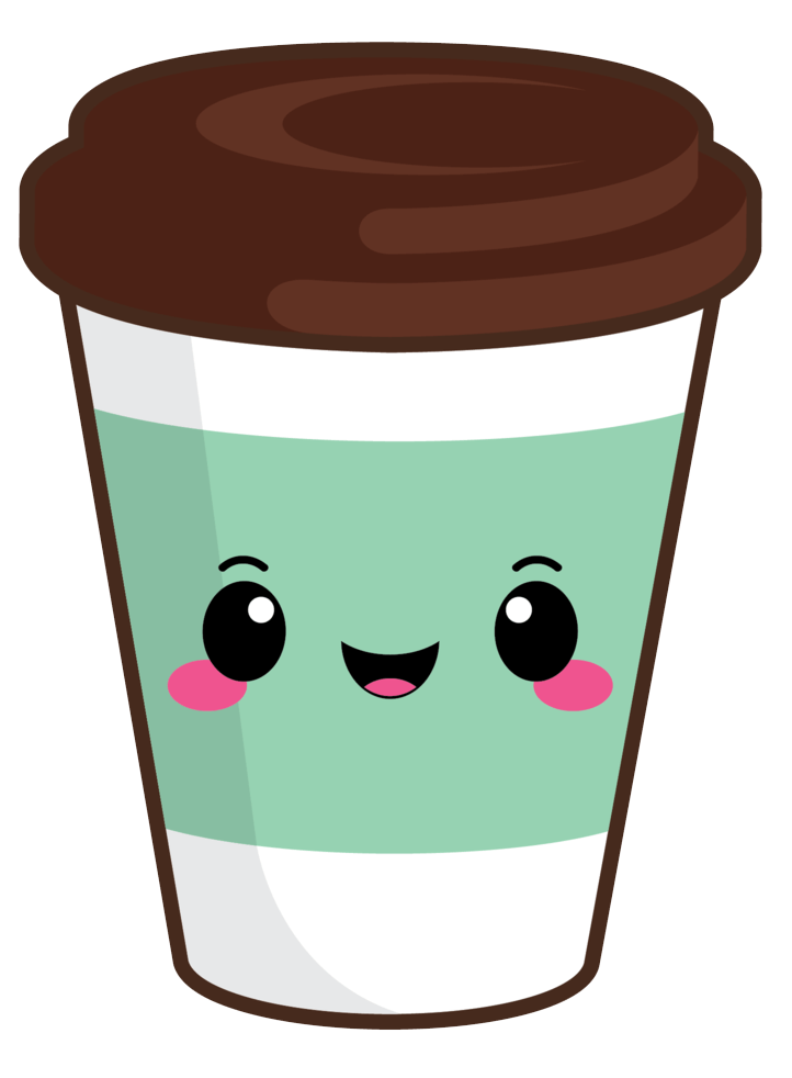 Cute Coffee Cup clipart transparent