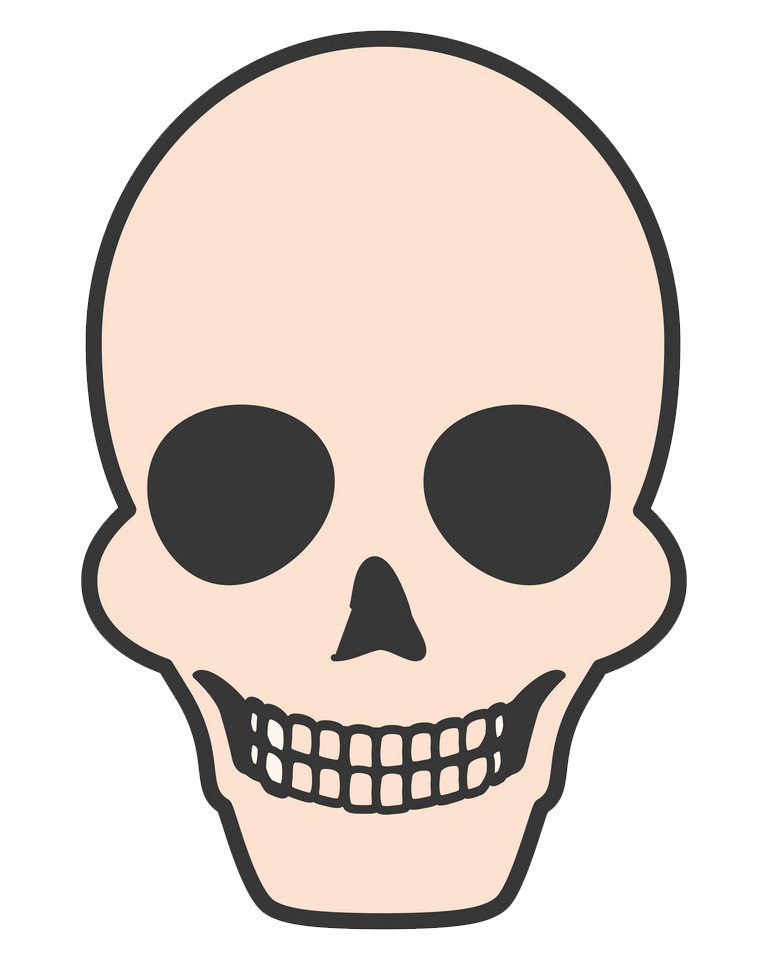 Death Skull clipart transparent