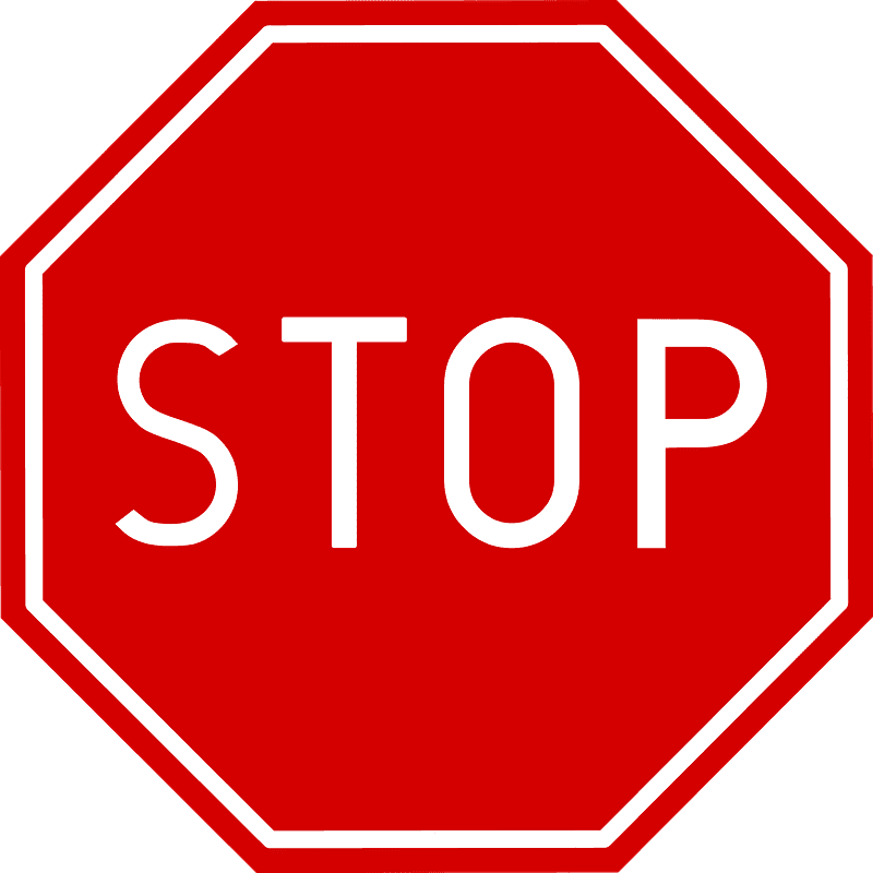 Free Stop Sign clipart for kid