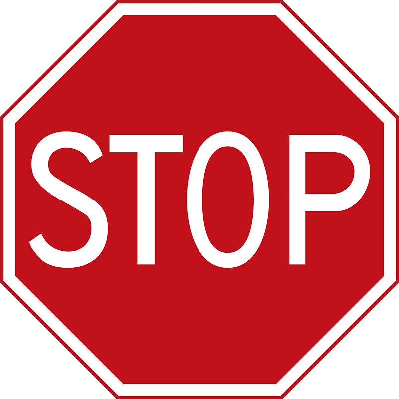 Free Stop Sign clipart images