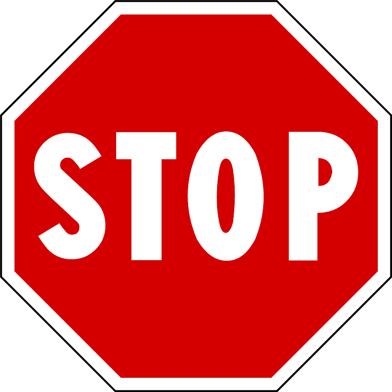 Free Stop Sign clipart
