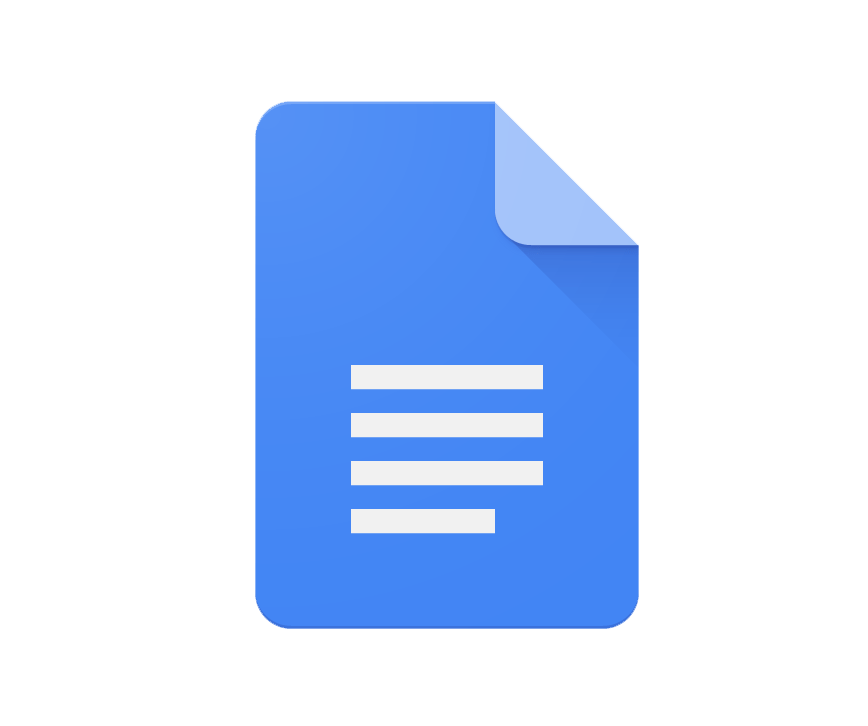 Google Docs icon clipart transparent