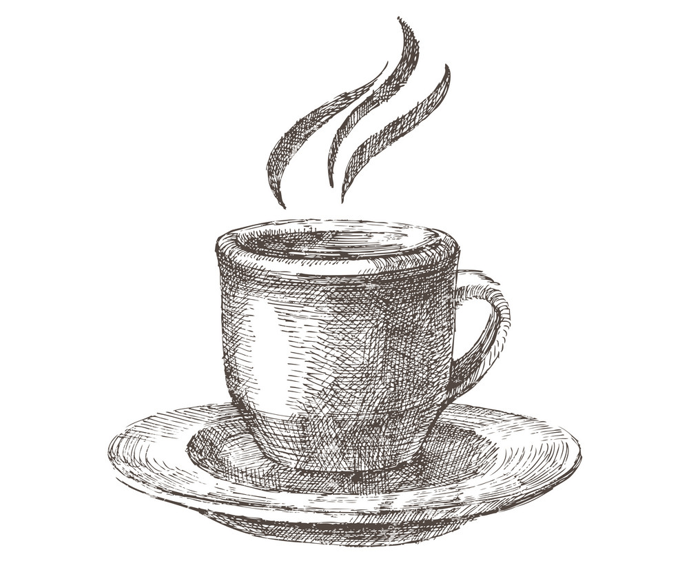 Hand Drawn Coffee Cup clipart png