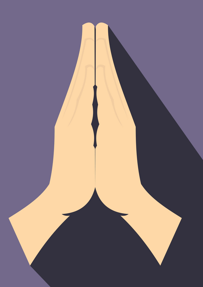 Icon Praying Hands clipart