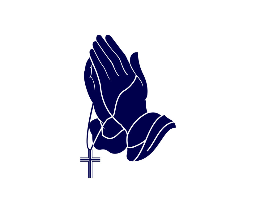 Logo Praying Hands clipart