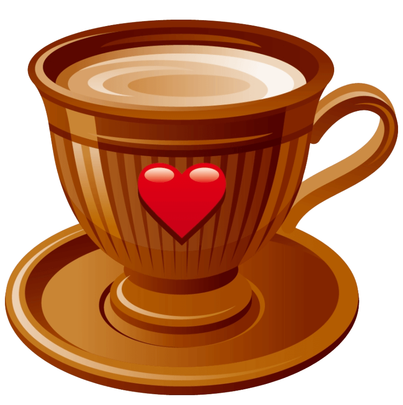 Lovely Coffee Cup clipart transparent