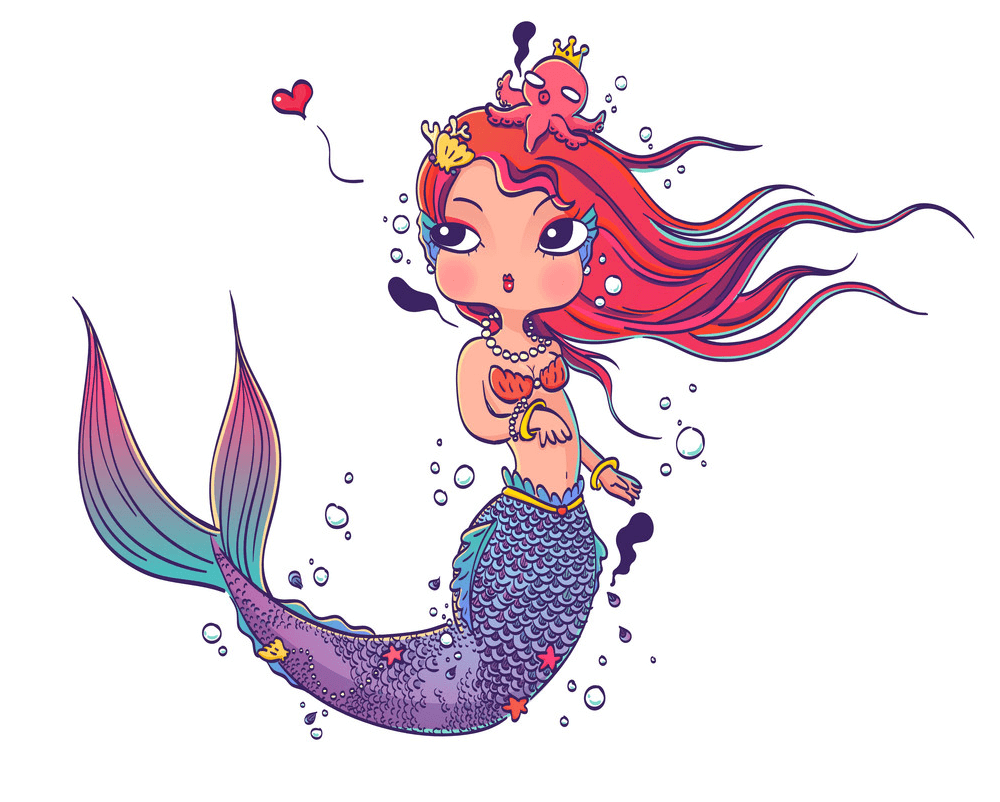 Lovely Mermaid clipart