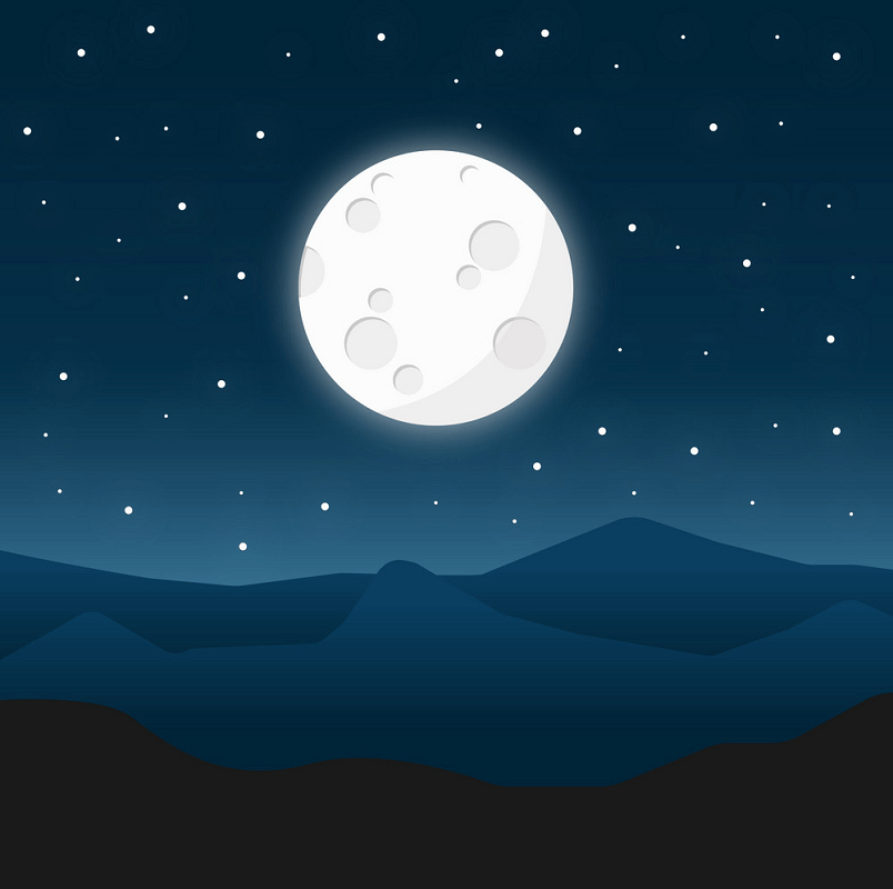 Night Moon clipart