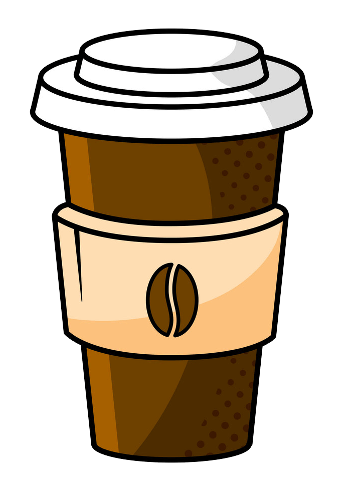 Paper Coffee Cup clipart transparent