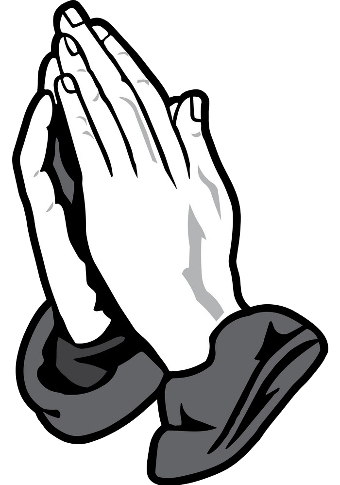Praying Hands clipart transparent 2