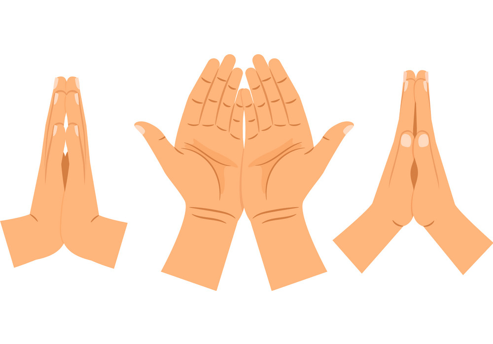 Religion Praying Hands clipart