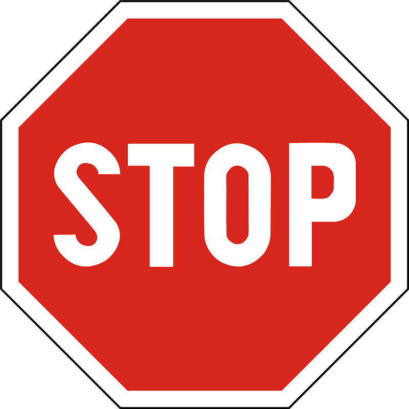 Stop Sign clipart 3