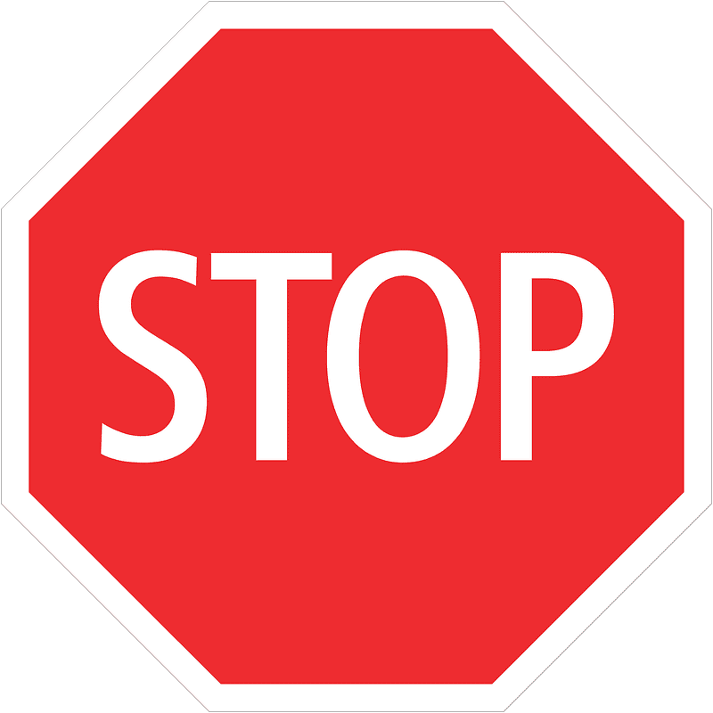 Stop Sign clipart 6