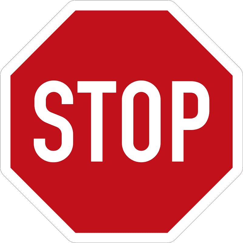 Stop Sign clipart free 5