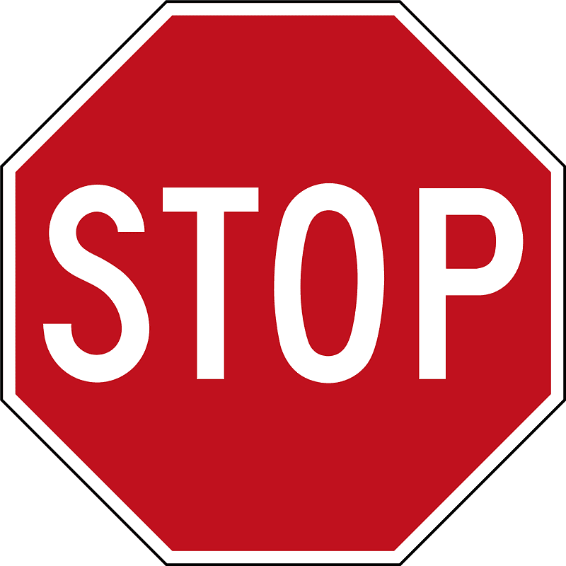 Stop Sign clipart free images