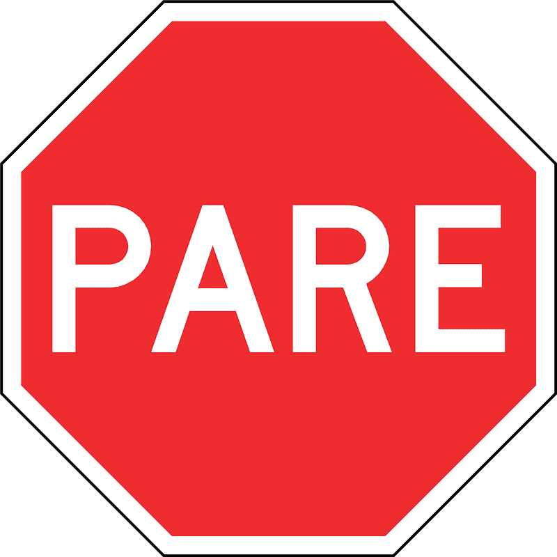 Stop Sign clipart free picture