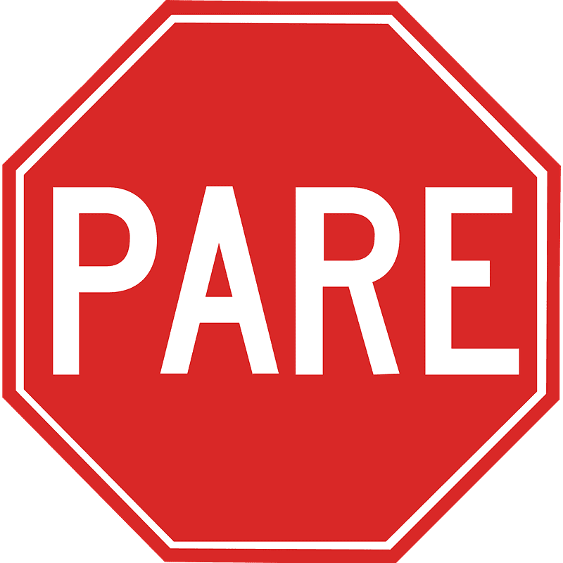 Stop Sign clipart png for kids