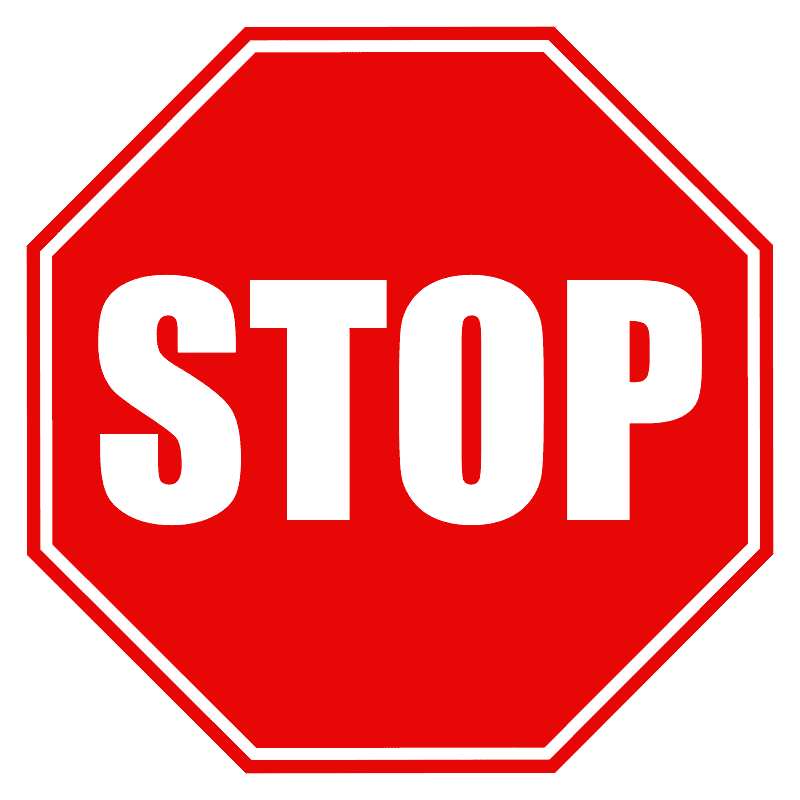 Stop Sign clipart transparent