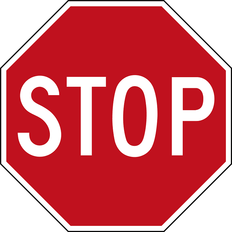 Stop Sign clipart transparent images