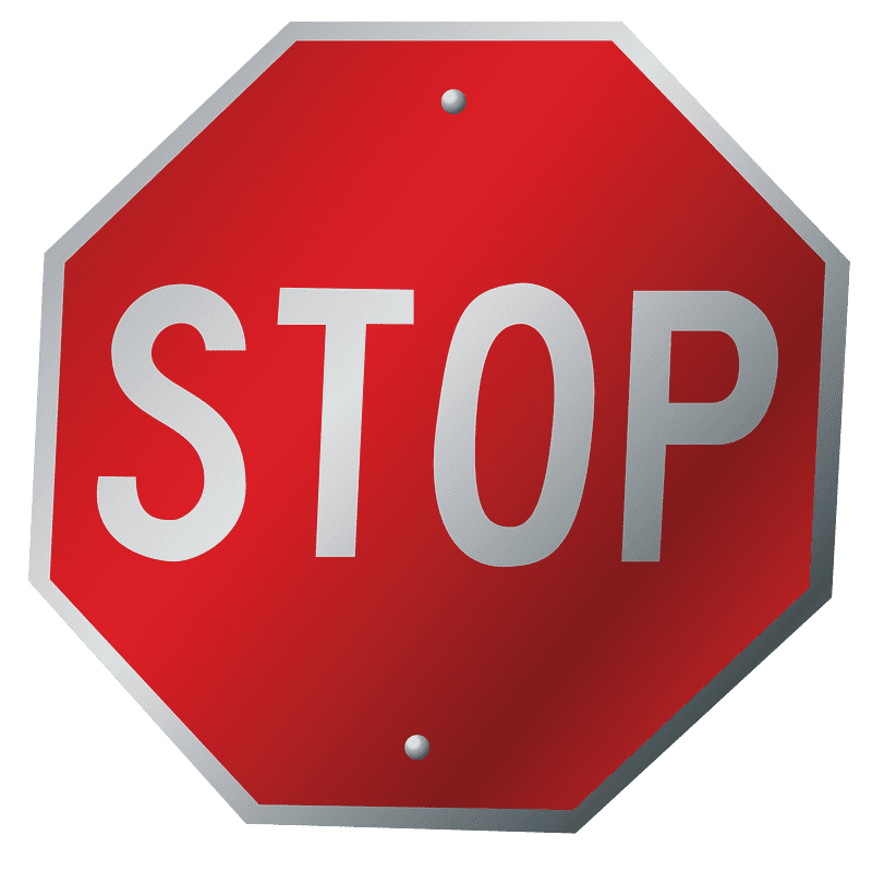 Stop Sign clipart transparent png