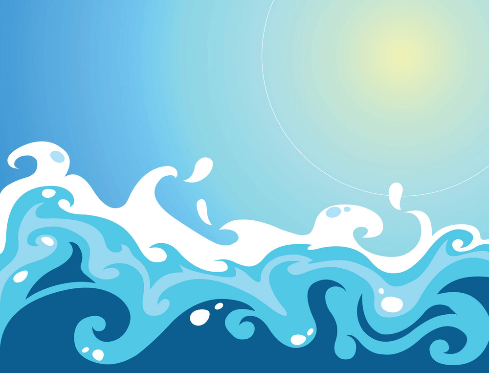 Waves clipart