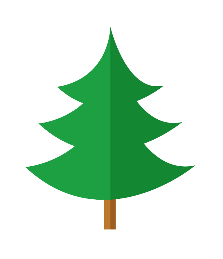 A Simple Christmas Tree clipart transparent