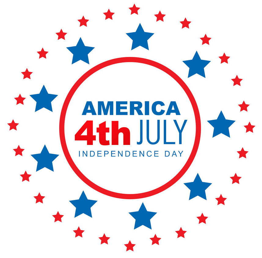 America 4th of July clipart