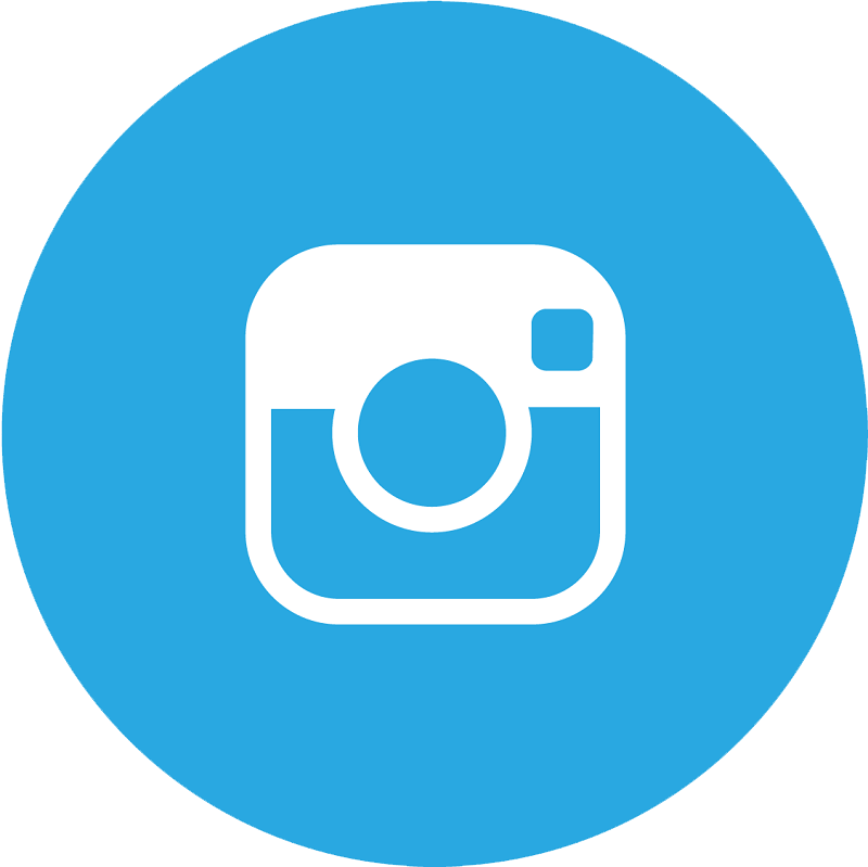 Blue Instagram Logo transparent